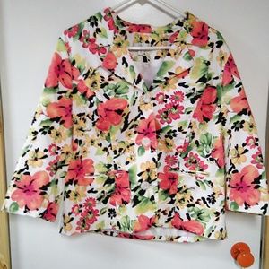 Studio Works Floral Blazer